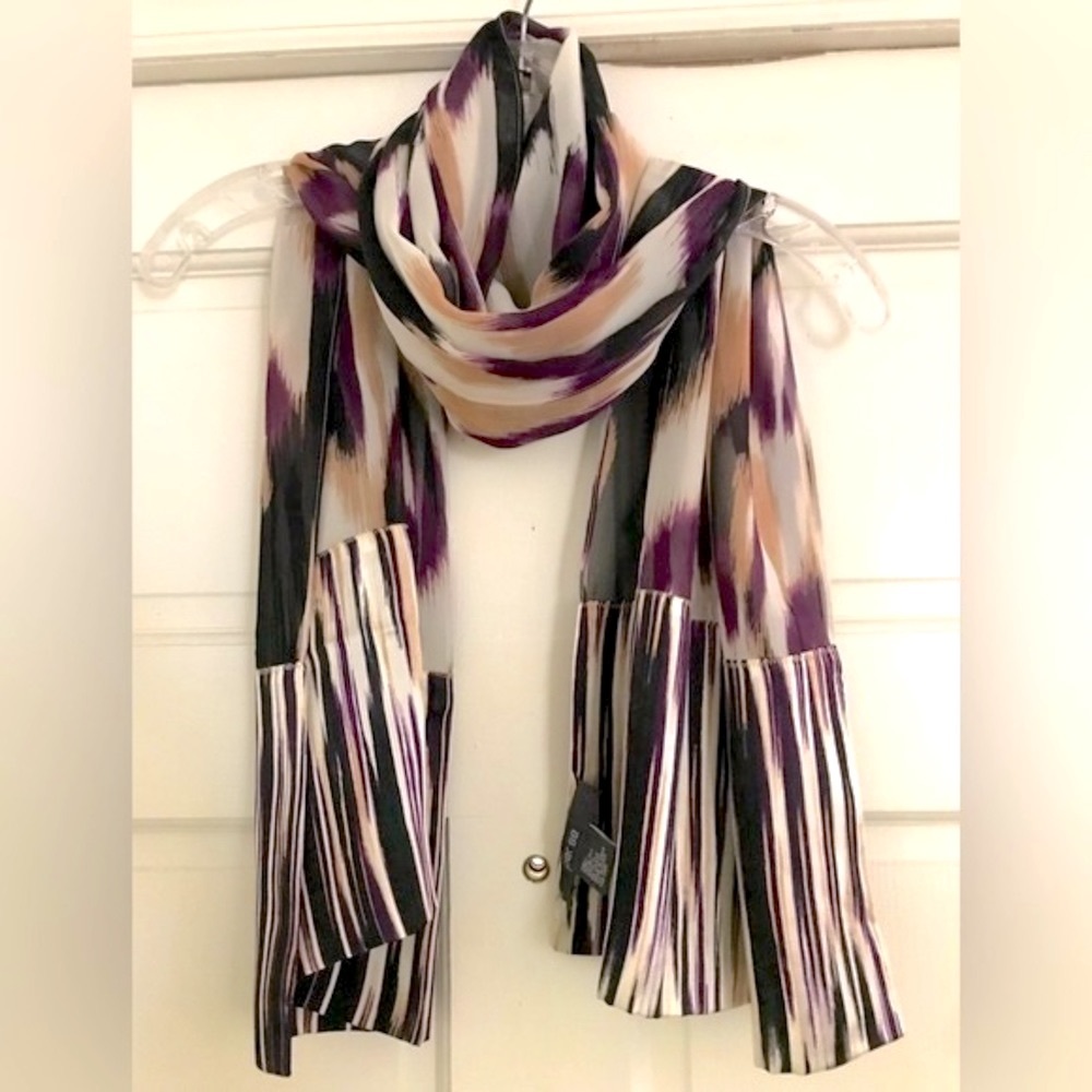 PER SE 100% Silk Scarf *Abstract Print* - Picture 10 of 10
